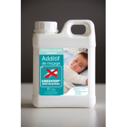 Greentop, Additif de Rinçage Anti-Acariens pour Textiles, 1L